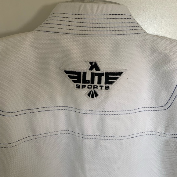 Elite Sports BJJ Brazilian Jiu Jitsu Gi White C3 Jacket Coat - Picture 2 of 8